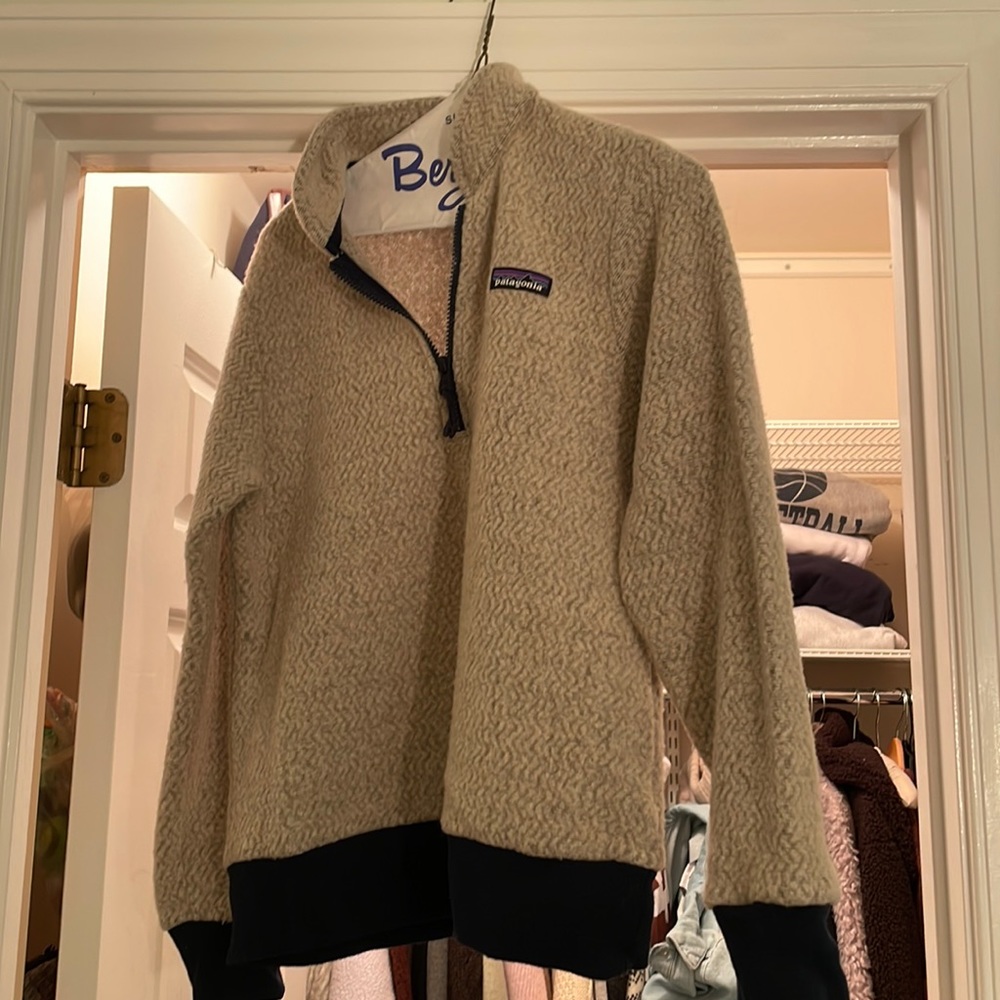 Womens Small Patagonia Woolyester Fleece Pullover
